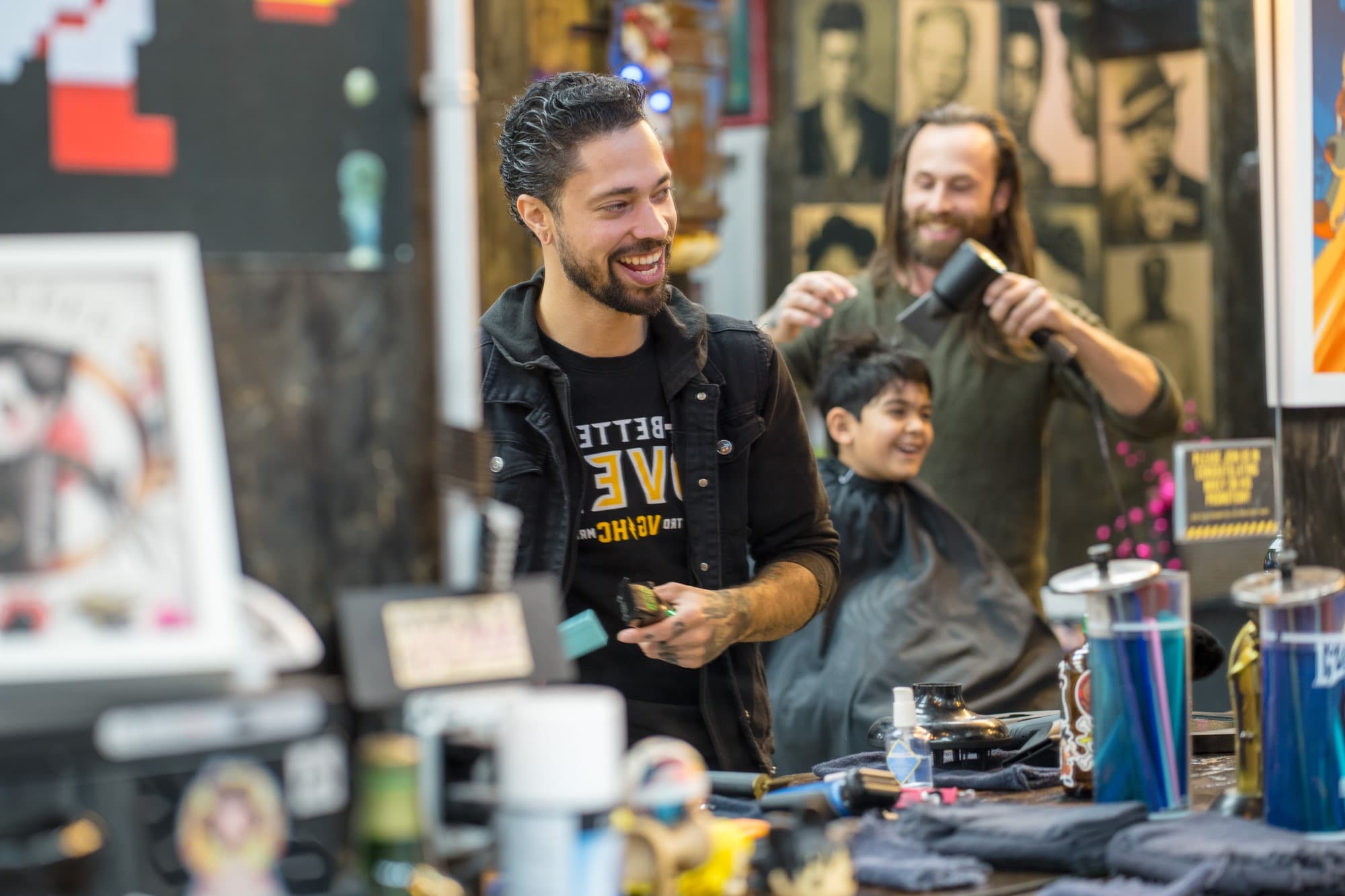 Kids Haircut Barbershop Dollhouse Hair